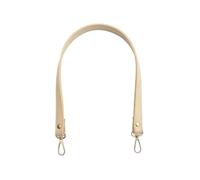LHSJYG Taschengriffe Aus Leder Bag Belt Handle Short Strap PU Leather Replacement Handbag Parts Accessories for Bags(16 apricot,Silver)