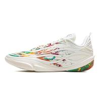 LI-NING Männer Leicht Hochelastisch Professionelle Basketball-Spielschuhe Wade 808 5 Ultra V2 Champagnerweiß EU 44 1/3