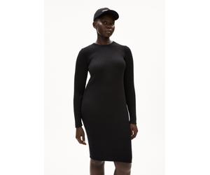 LIAA RN | Strickkleid Slim Fit aus Bio-Baumwolle - schwarz (M)