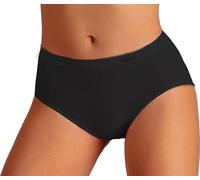 Liabel | Damen-Slip mit hoher Taille aus Mikrofaser. 3er oder 6er Pack Unterhosen aus Seamless Made in Italy., 6 Stück schwarz, L/XL