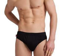 Liabel Herren-Slips aus Baumwolle. 3er oder 6er Pack Herren Unterhosen weiß oder bunt. Übergröße aus 100% atmungsaktiver Baumwolle, sortiert (blau, grau, schwarz), L