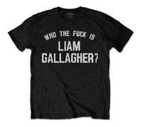 Liam Gallagher - T-Shirt # M Unisex Black # Who the Fuck?