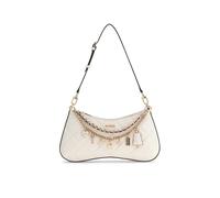 Guess Schultertasche Libby 30 cm Beige