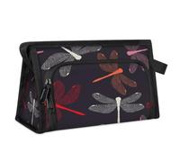 Libellen-Reise-Kulturbeutel für Damen, Herren, Mädchen, Jungen, Schmetterlinge, Libellen, multifunktionale Make-up-Tasche, Kosmetik-Organizer, Duschtasche, farbe, M, Taschen-Organizer