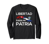 Libertad para Mi Patria Kubanische Karte, Flagge & Nationale Langarmshirt