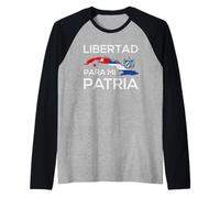 Libertad para Mi Patria Kubanische Karte, Flagge & Nationale Raglan