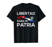 Libertad para Mi Patria Kubanische Karte, Flagge & Nationale T-Shirt