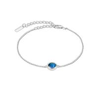 Liberty Angels - Armband mit echtem Australischen Opal für Damen aus 925 Sterling Silber mit 18k Weißgold Beschichtung - Opalschmuck - Größenverstellbares Opal Armband