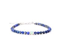 Liberty Angels Damen Opal Armband - Echter 925er Silber Edelstein Armbänder - Verstellbarer Heilender Schmuck für Inneren Frieden, Stressabbau, Spirituelles Wohlbefinden - Lapis Lazuli