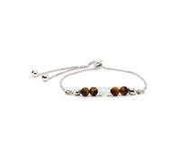 Liberty Angels - Opal Armband aus 925 Sterling Silber - Damen & Herren - Hochwertiger Opal Schmuck - Verstellbares Silber Armband - Edelstein