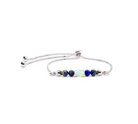 Liberty Angels - Opal Armband aus 925 Sterling Silber - Damen & Herren - Hochwertiger Opal Schmuck - Verstellbares Silber Armband