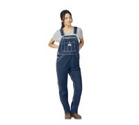Liberty Damen Latzhose aus gewaschenem Denim Overall, Stonewashed, Indigoblau, Large