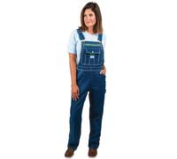 Liberty Damen Latzhose aus gewaschenem Denim Overall, Stonewashed, Indigoblau, XX-Large