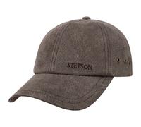 Stetson Liberty Pigskin Basecap aus Leder, Braun (6) One Size