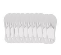 LIbgiubhy 5 Paar leichte, kühlende Eisseiden Socken für Damen, niedrig geschnittene, rutschfeste Silikon Grip Alltags Linersocken, unsichtbare Socken