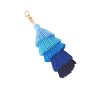 LIbgiubhy Handgefertigter Quasten Taschenanhänger, Stil, bunte Quasten, Schlüsselanhänger, Geldbörse, Handtaschen, Anhänger, Dekorationen, Auto Schlüsselanhänger, Auto Schlüsselanhänger