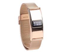 LICAEVEY Health Smart-Armband, IP68 Wasserdichter Fitness-Tracker mit Herzfrequenz-Blutdruck-Schlafmonitor, Mehrere Sportmodi, Anrufalarm für Android i os (Gold)
