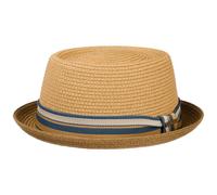 Licano Toyo Pork Pie Strohhut by Stetson braun M (56-57 cm)