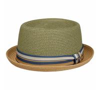 Licano Toyo Pork Pie Strohhut by Stetson khaki S (54-55 cm)