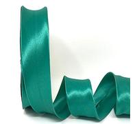 Licht Jade byetsa Satin Falte 30 mm Schrägband auf einer 25 m Rolle