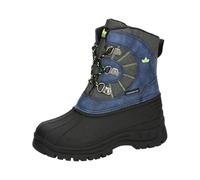Lico Arino Jungen Schneestiefel, blau/lemon, 36 EU