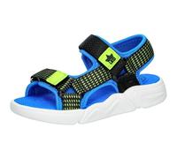 Lico Aydin V Sandalen, Schwarz/Blau/Lemon, 36 EU