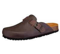 Lico Bioline Clog Herren Pantoletten, Braun, 38