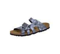 Lico Damen Bioline Flora Hausschuh, Anthrazit Grau, 39 EU