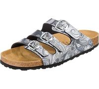 Lico BIOLINE LADY Damen Pantoletten, Mehrfarbig Anthrazit/ Anthrazit, 41 EU