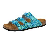 Pantolette LICO "Pantolette Bioline Lady Power", Gr. 36, grün (bunt), Synthetik, Schuhe (750494-36) bunt