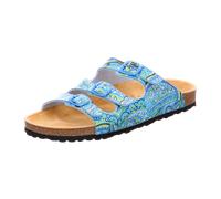 Lico Pantolette Bioline Lady Power Damen Türkis/Lemon Größe 41
