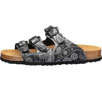 Lico Bioline Lady Power Damen Pantolette schwarz/silber schwarz silber 36 schwarz silber 36