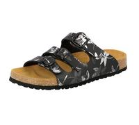 Lico Bioline Leave Damen Pantoletten, Schwarz, 40 EU