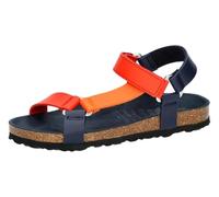 Lico Bioline Sandal Pantoletten, Marine/Rot, 38 EU