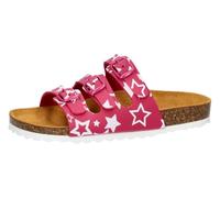 Lico Bioline Star Pantoletten, Pink/Weiss, 33 EU