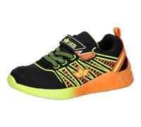 Lico Blinky Boy Blinkschuhe, Schwarz/Orange/Lemon, 30 EU