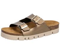 Lico Damen Bioline Chic Flache Hausschuhe, Gold, 39 EU