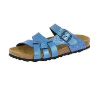 Lico BIOLINE FLORA Pantoletten Damen, Blau, 38 EU
