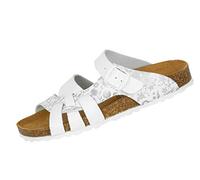 Lico Pantolette Bioline Flora 40, EURO-Größen weiß Pantoletten Hausschuhe Schuhe Unisex 40, EURO-Größen weiß