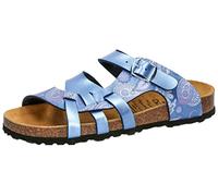 LICO Damen Pantolette Bioline Flora (910091) 39 blau