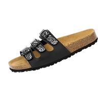 Lico Bioline Flower - Pantolette schwarz Farbe: schwarz , Schuhgröße: 40