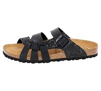 Lico Damen Bioline Gleam Pantoletten, Schwarz, 42 EU