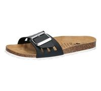 Pantolette Damen Schnallen schwarz LICO Bioline Once FashionSchwarz / 37