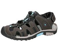 Lico Damen Makira Sportsandale, grau/türkis, 41 EU