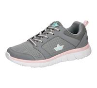 Lico Damen Matera Sneaker, Grau/Rosa/Türkis, 42 EU