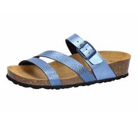 LICO Damen Pantolette Natural Glitter (910185) 38 blau