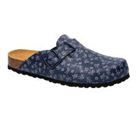 LICO Damen Pantolette Bioline Clog Print (910088) 40 blau