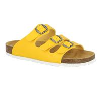 Lico Damen Bioline Pantolette, Gelb, 37 EU