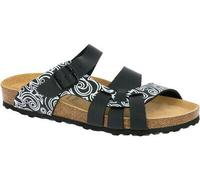 Lico BIOLINE LADY SOFT Damen Pantoletten, Schwarz/ Weiß, 39 EU