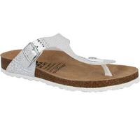 LICO Damen Pantolette Bioline Stone silberfarben - Gr. - 37